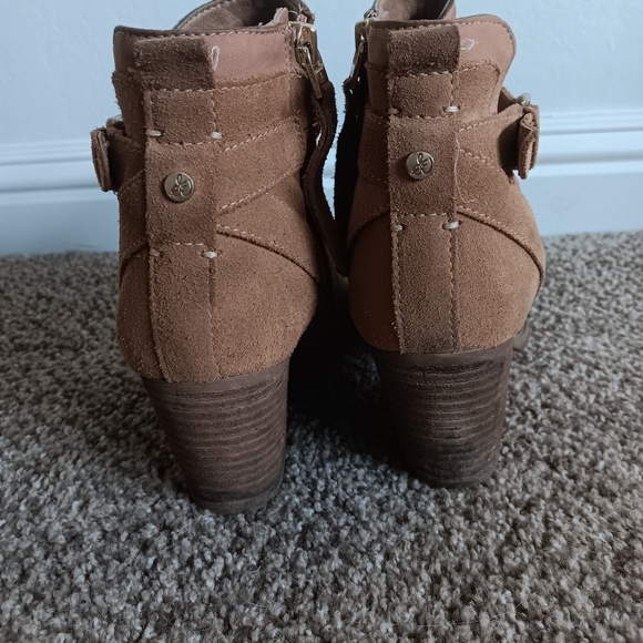 Sam Edelman Suede Leather Ankle Booties - Picture 10 of 14